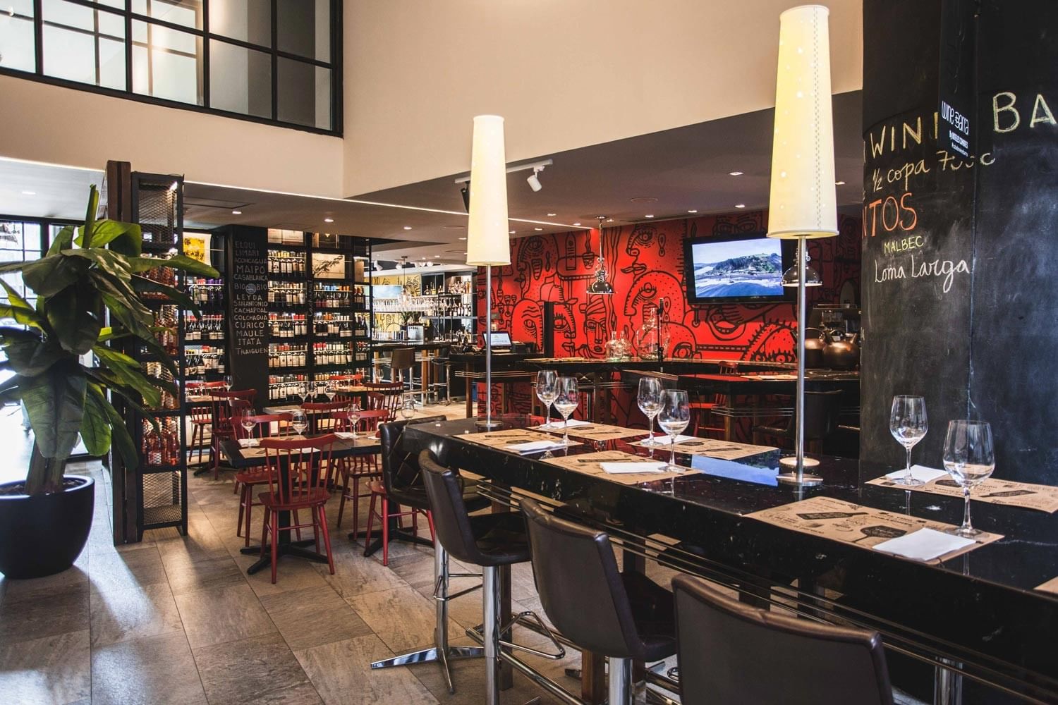 Hotel Cumbres Lastarria, at the table