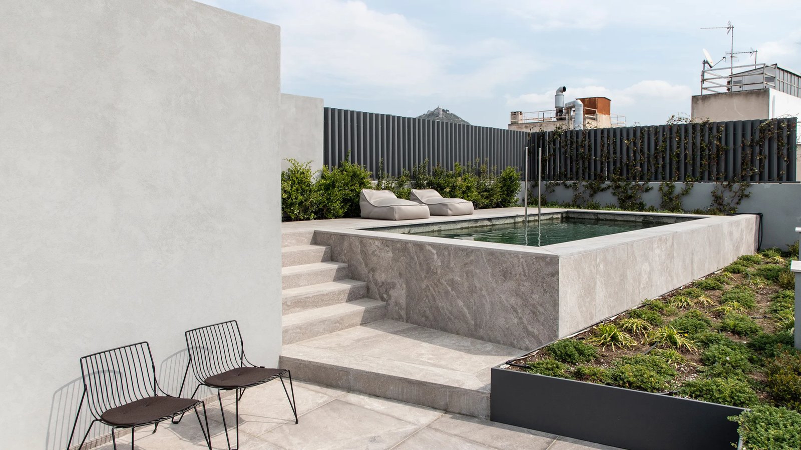 Perianth Hotel, the pool