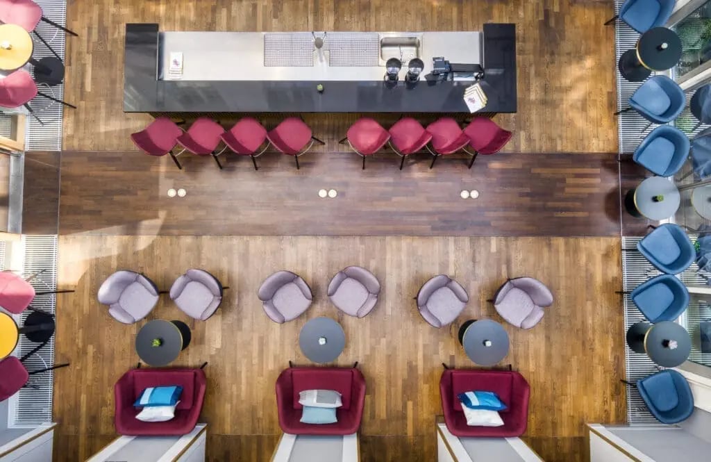 art'otel Berlin Mitte, upside down bar & restaurant