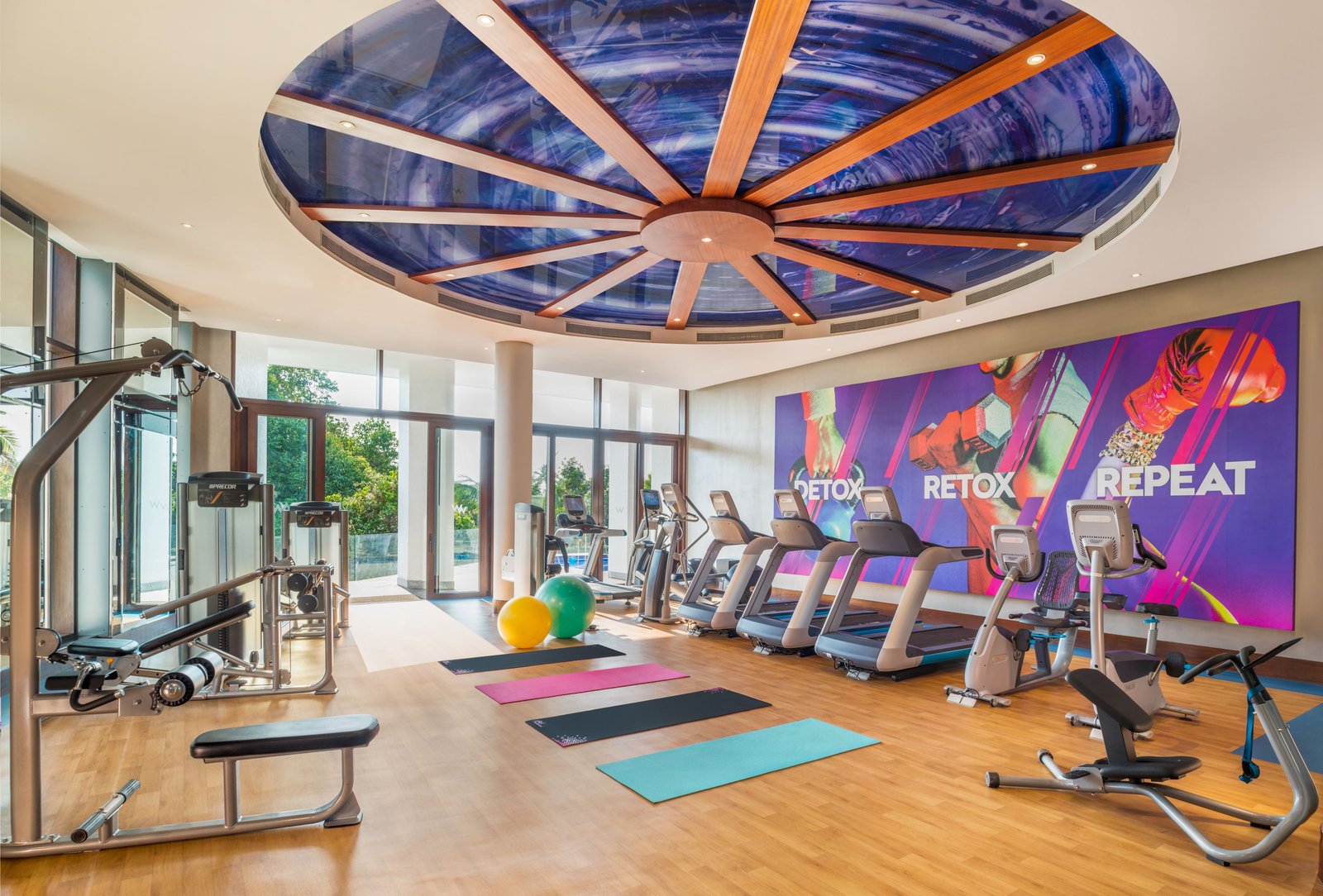 W Goa, the gym and yoga
