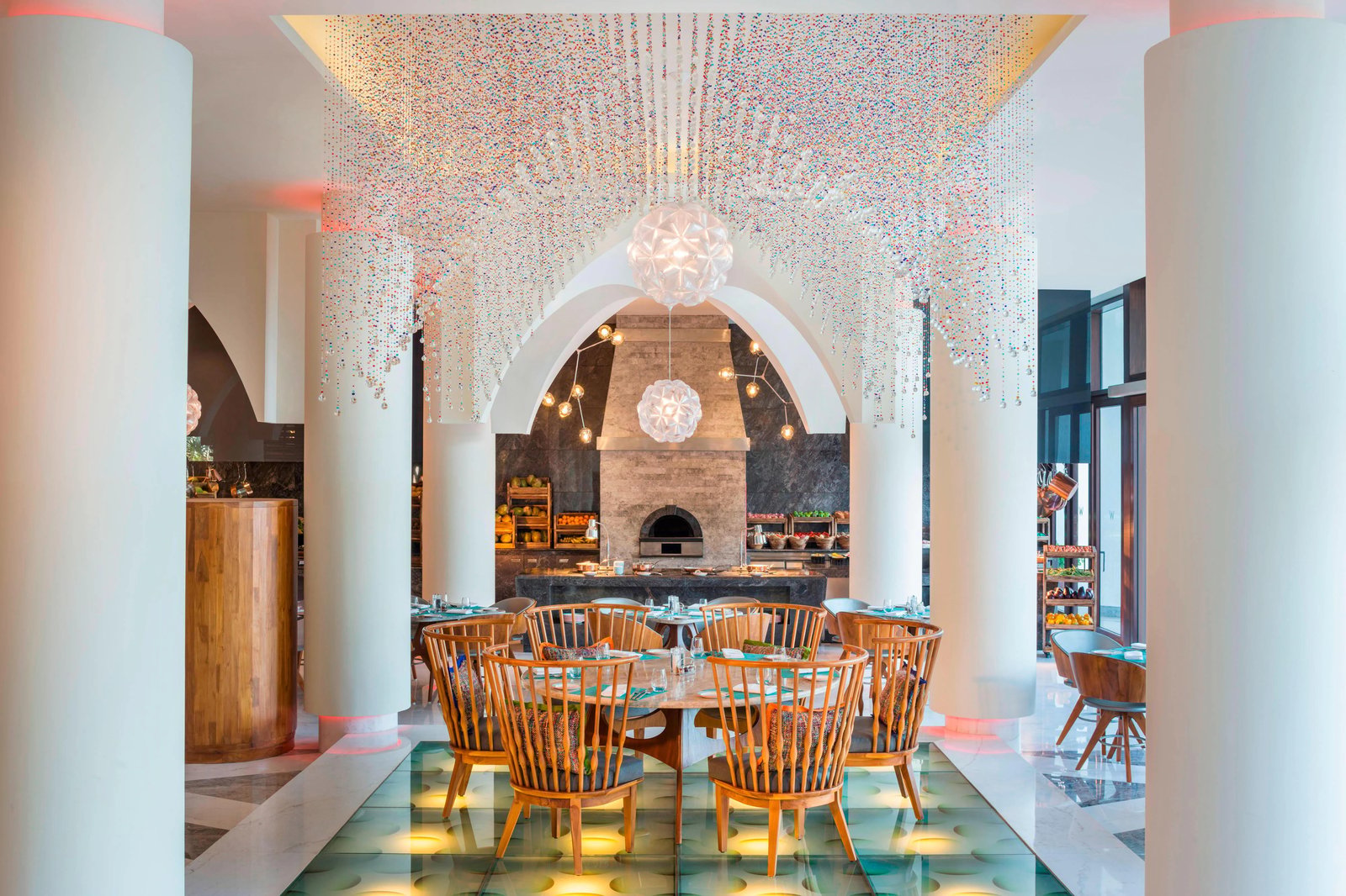 W Goa, the kitchen table