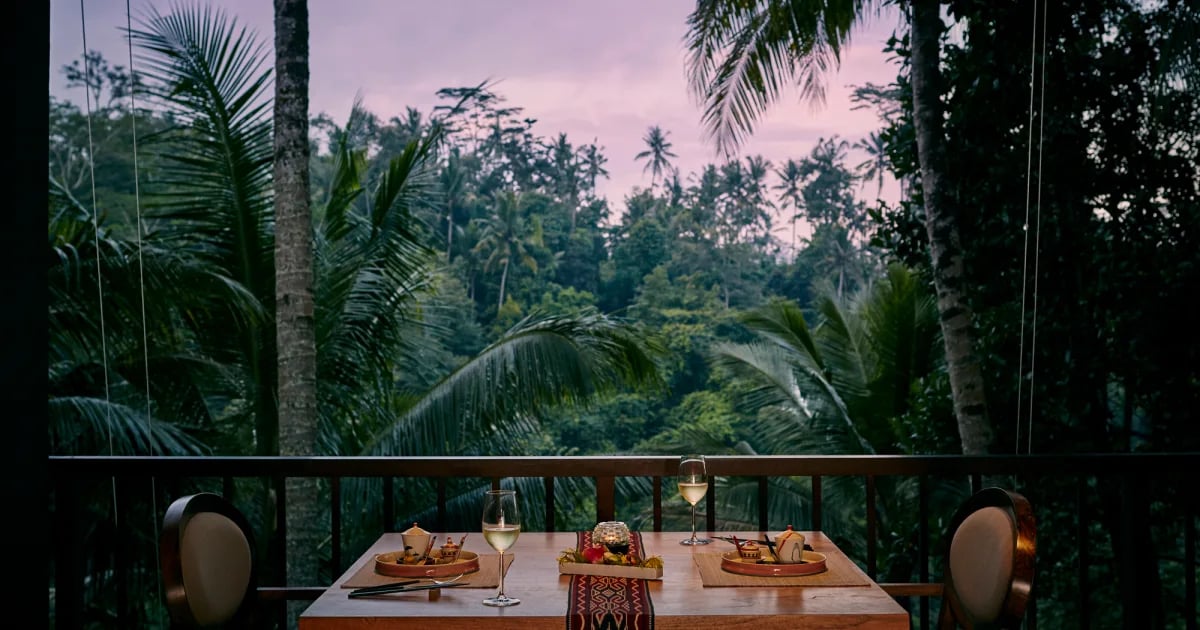 HOSHINOYA Bali, café gazebo