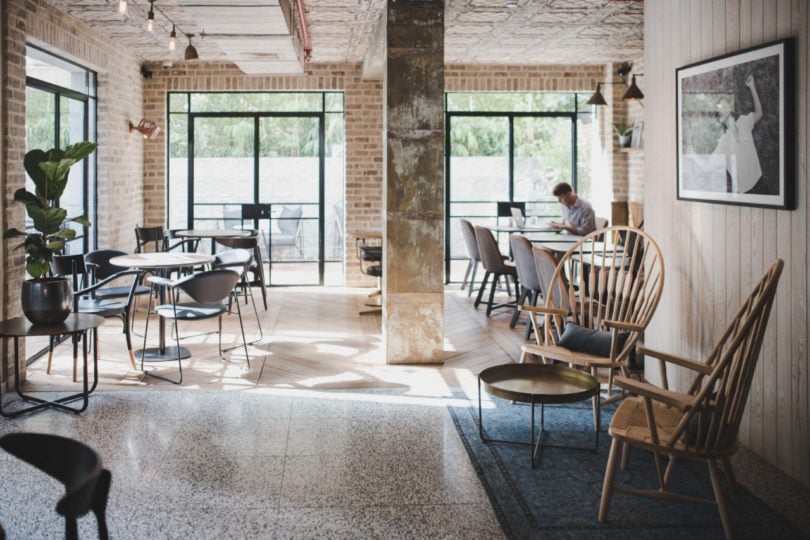 The Vera Hotel, at the table