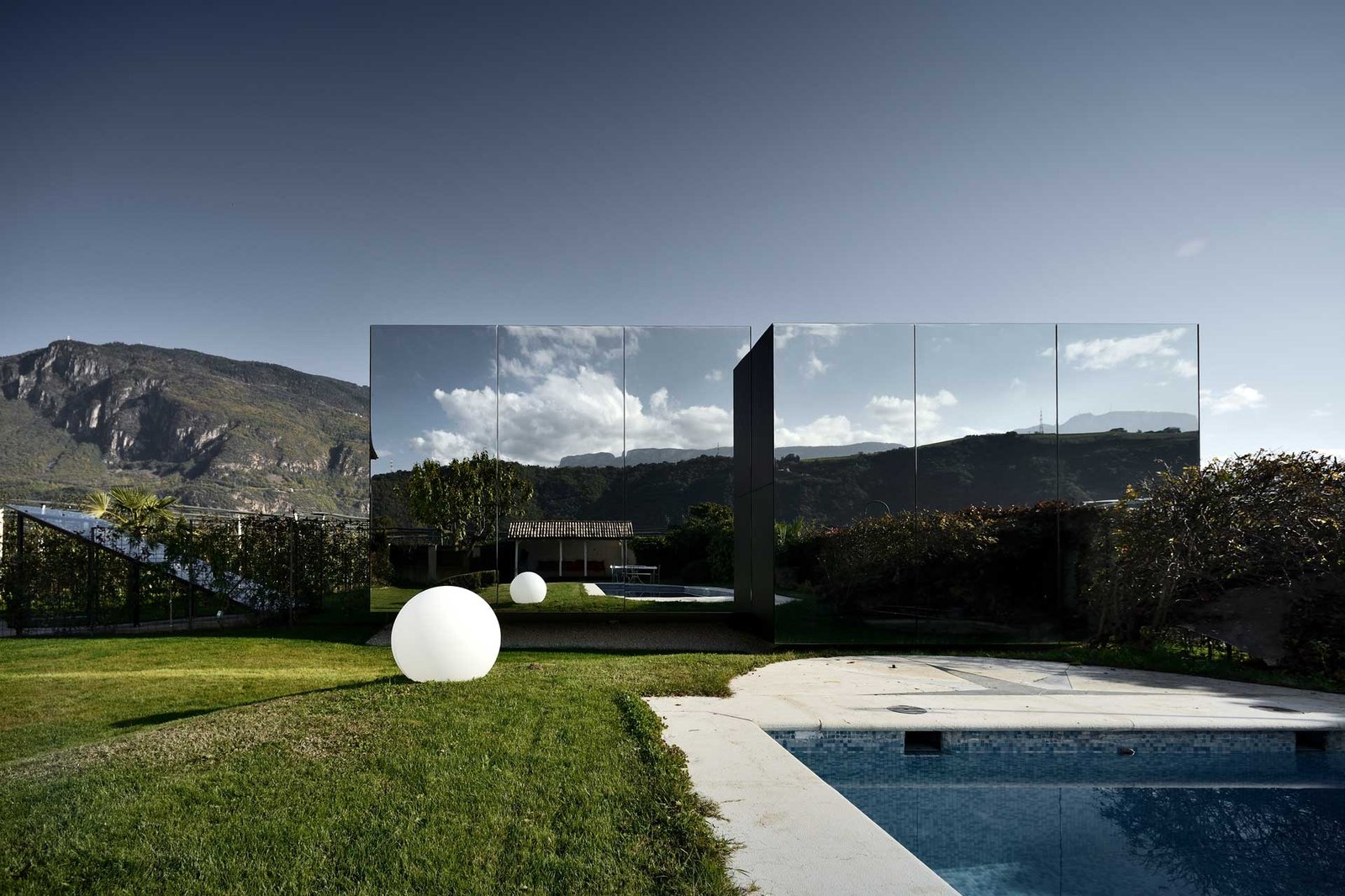 Mirror Houses, the pool