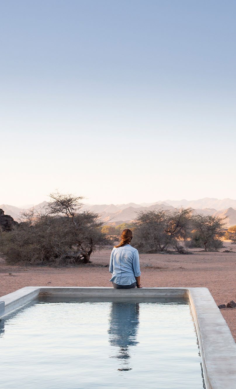 Hoanib Skeleton Coast Camp, the pool