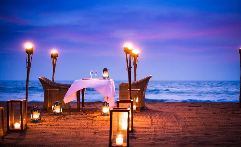 Anantara Kalutara Resort, at the table
