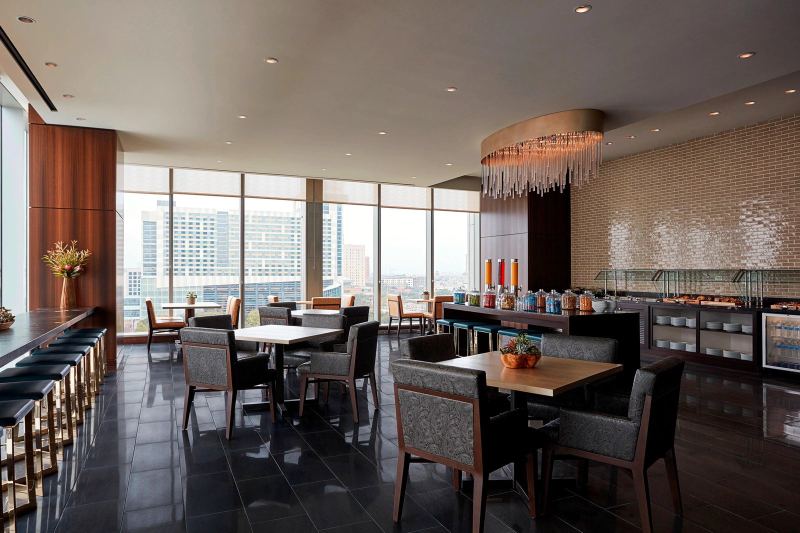 Marriott Marquis Houston, at the table