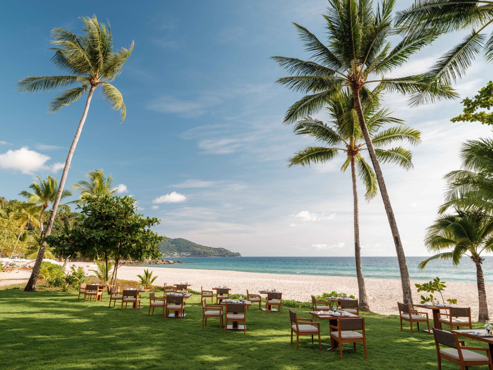 The Surin Phuket, at the table