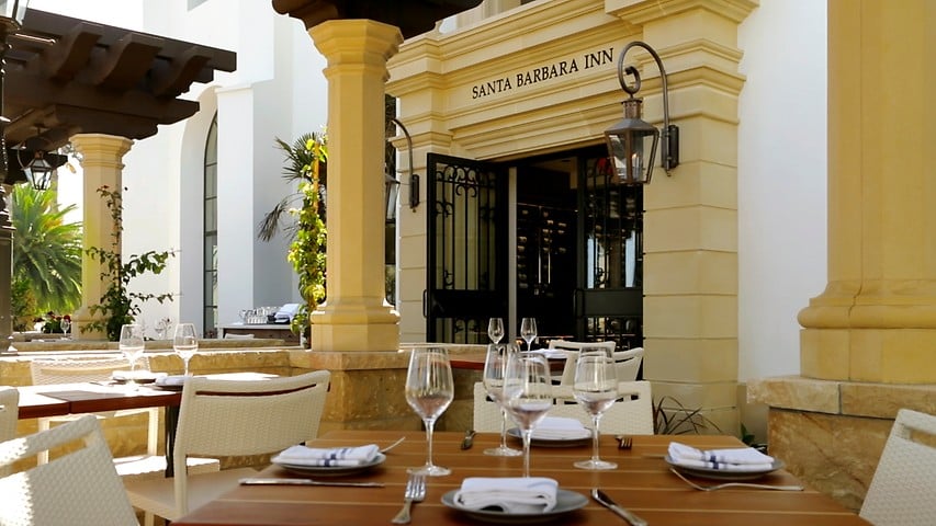 Santa Barbara Inn, at the table