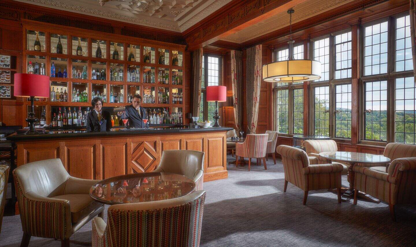 Bovey Castle, at the table
