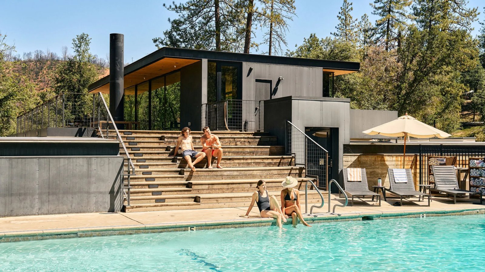 AutoCamp Yosemite, the pool