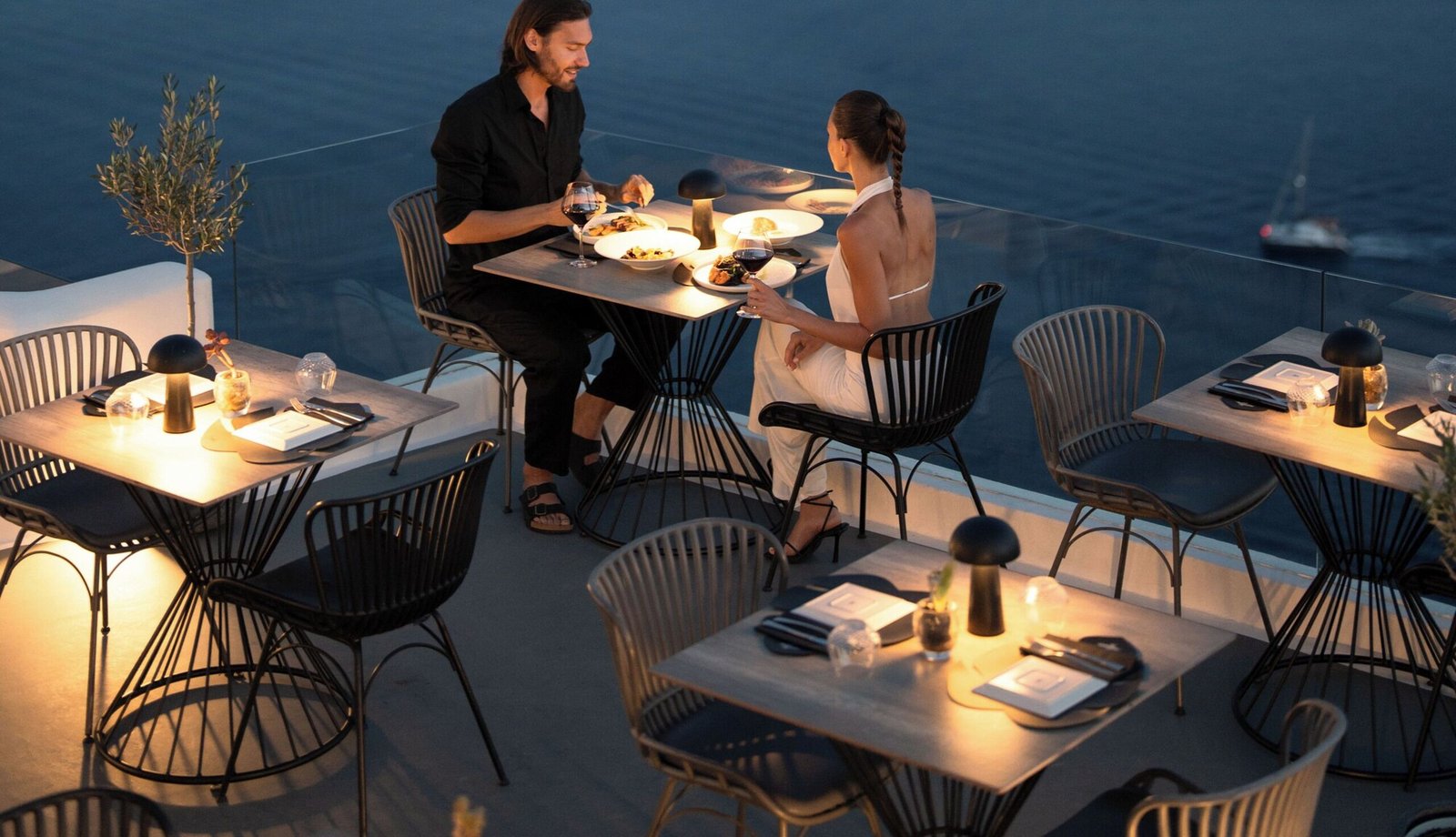 La Perla Villas and Suites, at the table