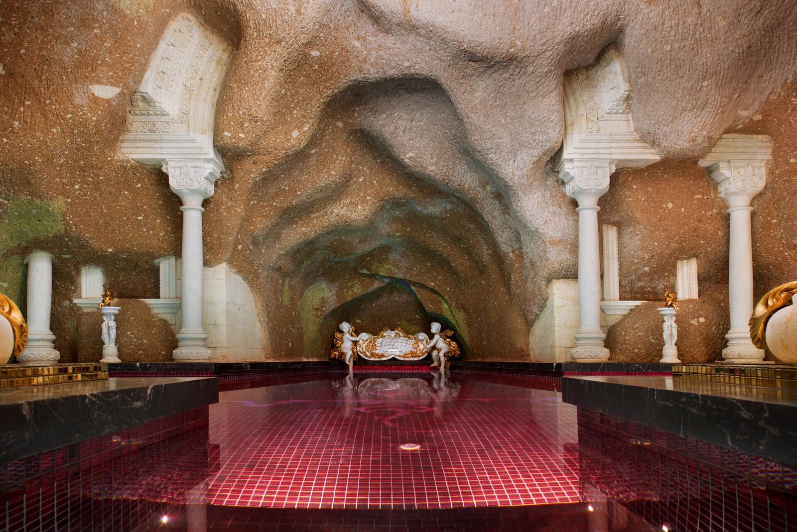Sacred House, the pool