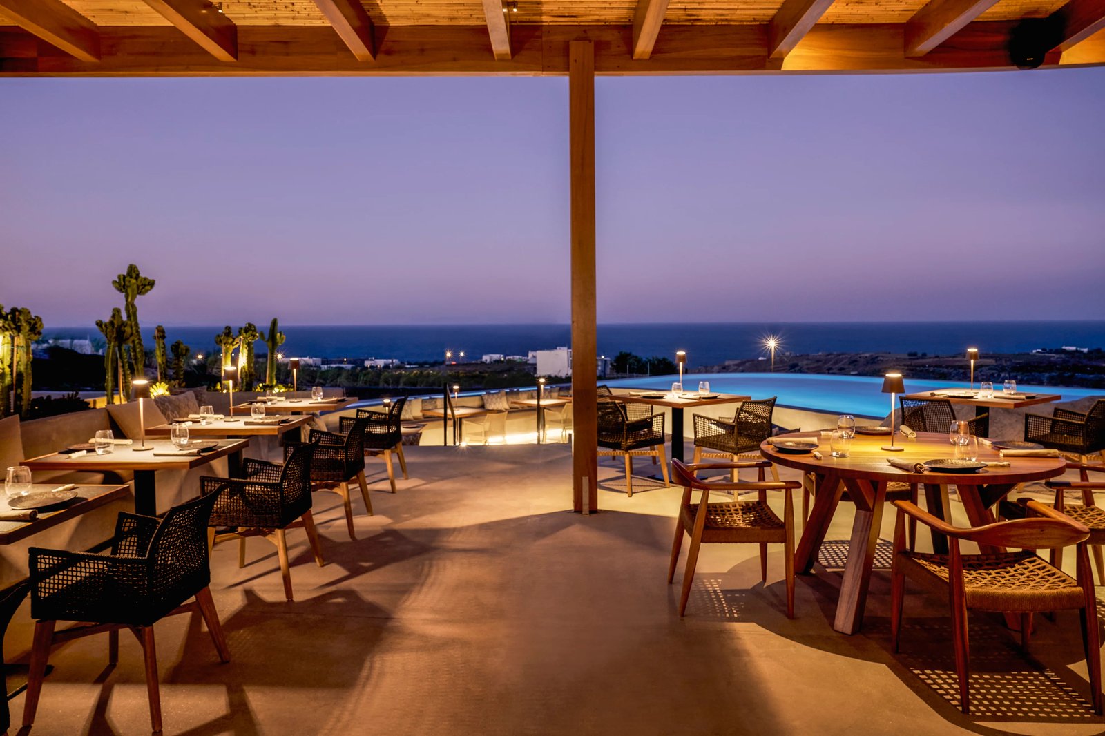 Magma Resort Santorini - The Unbound Collection by Hyatt, at the table