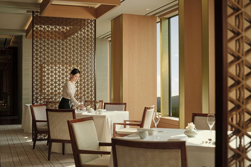 The Shilla Seoul, at the table