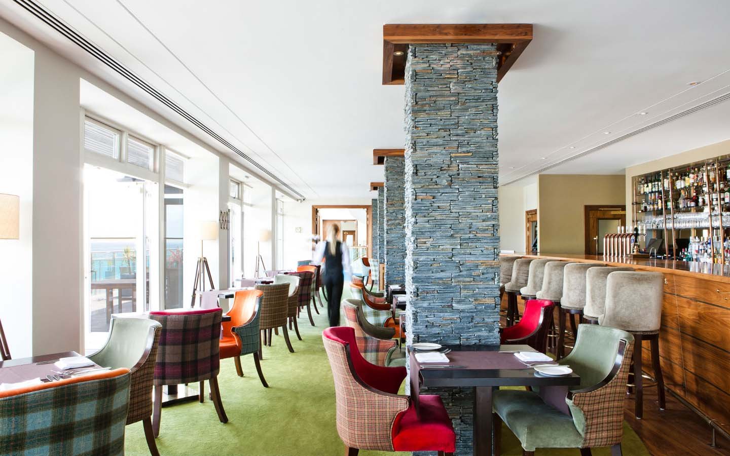 Cliff House Hotel, Ardmore, oceanfront restaurant, bar and terrace
