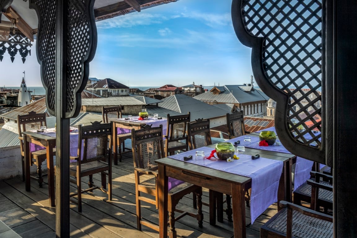Emerson Spice Hotel, the rooftop tea house