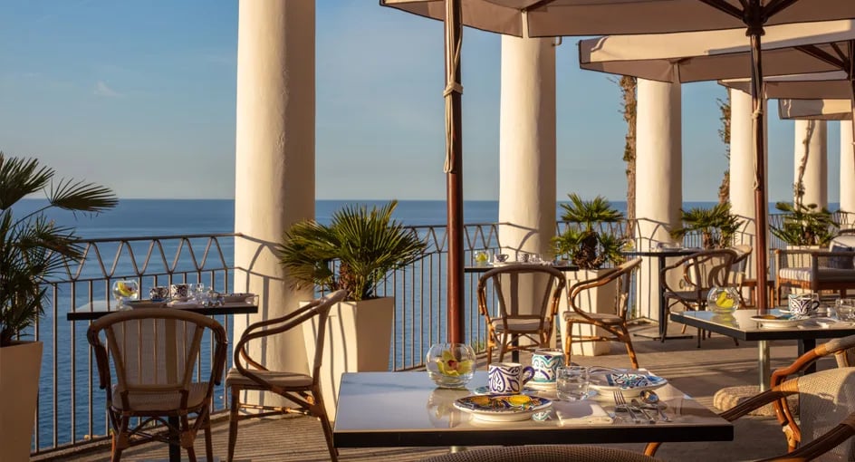 Anantara Convento di Amalfi Grand Hotel, at the table