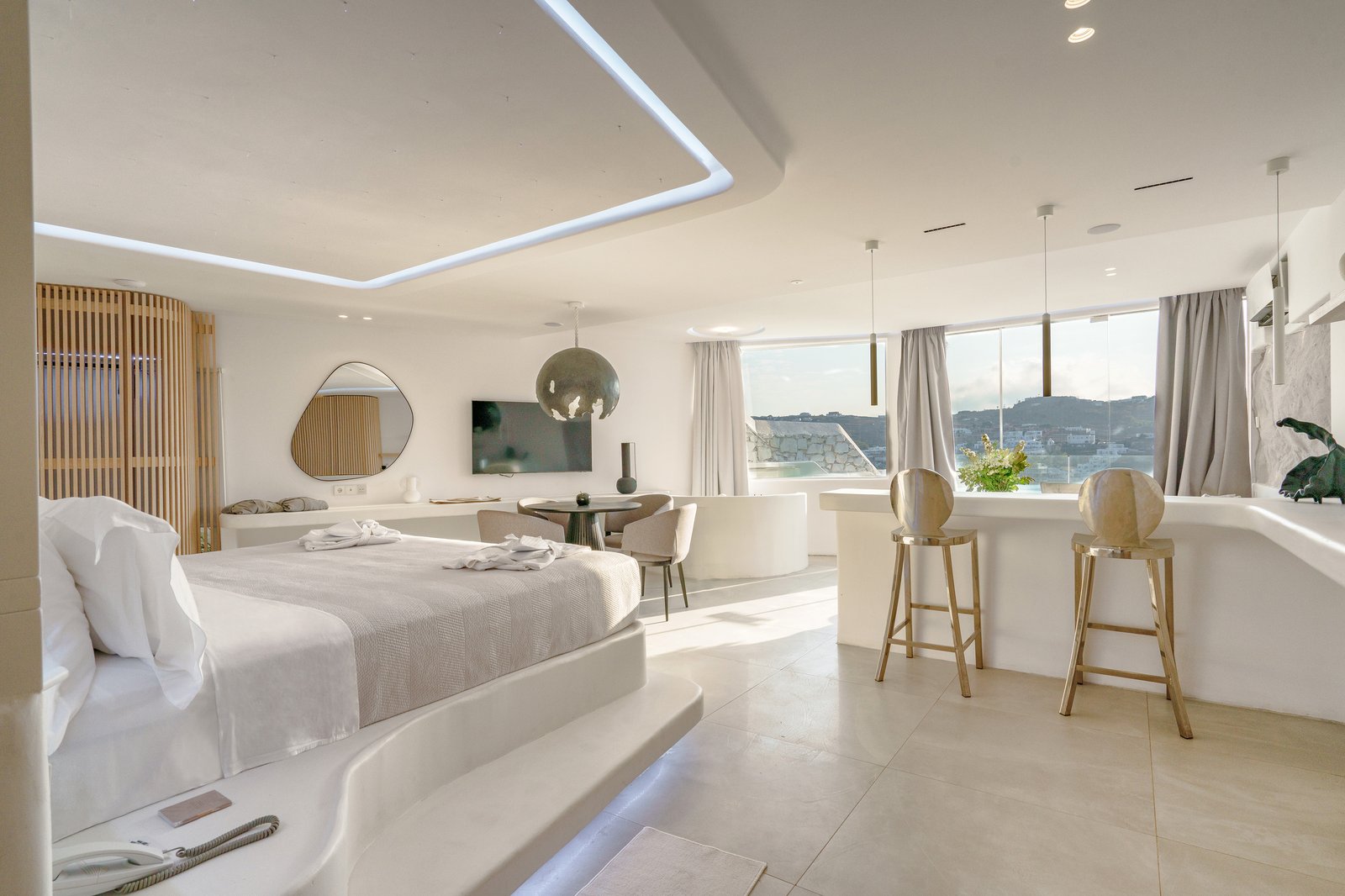 Kivotos Mykonos, rooms