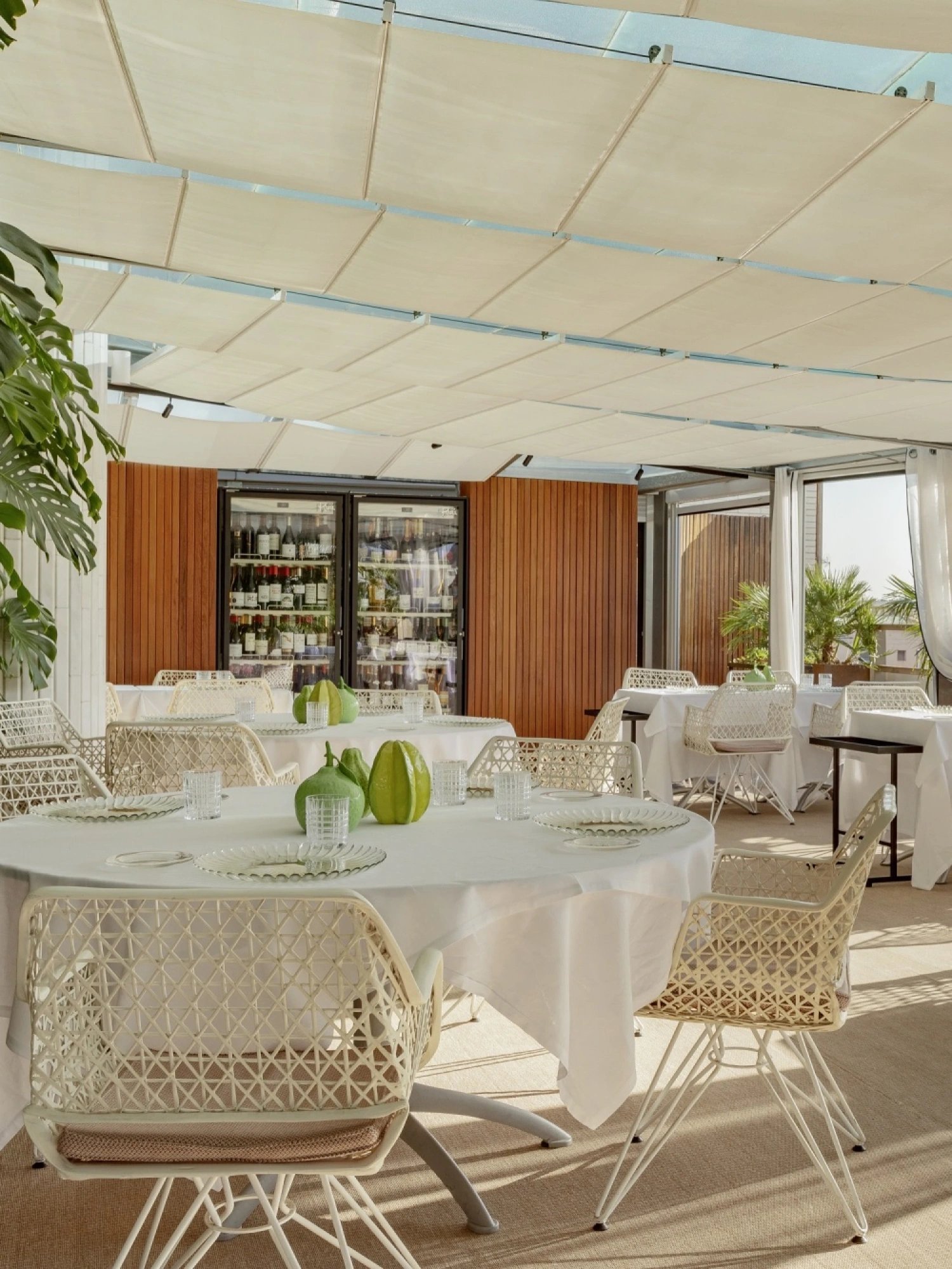 Claris Hotel & Spa, la terraza del claris