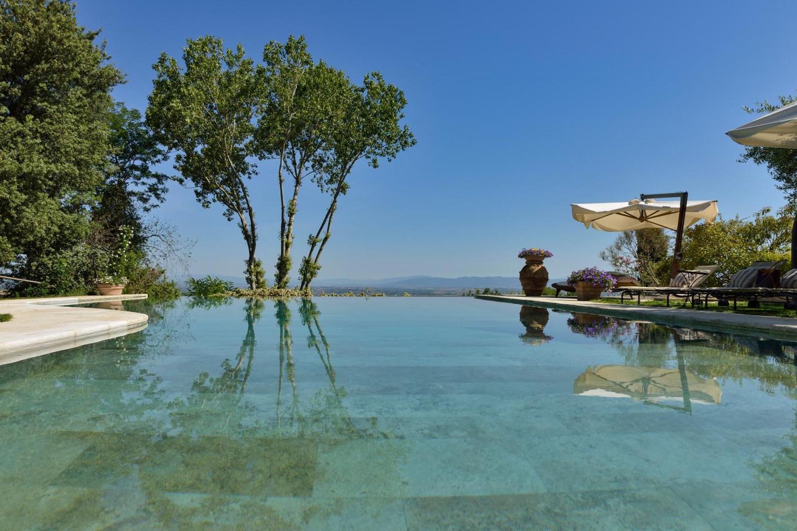 Villa Cicolina, the pool