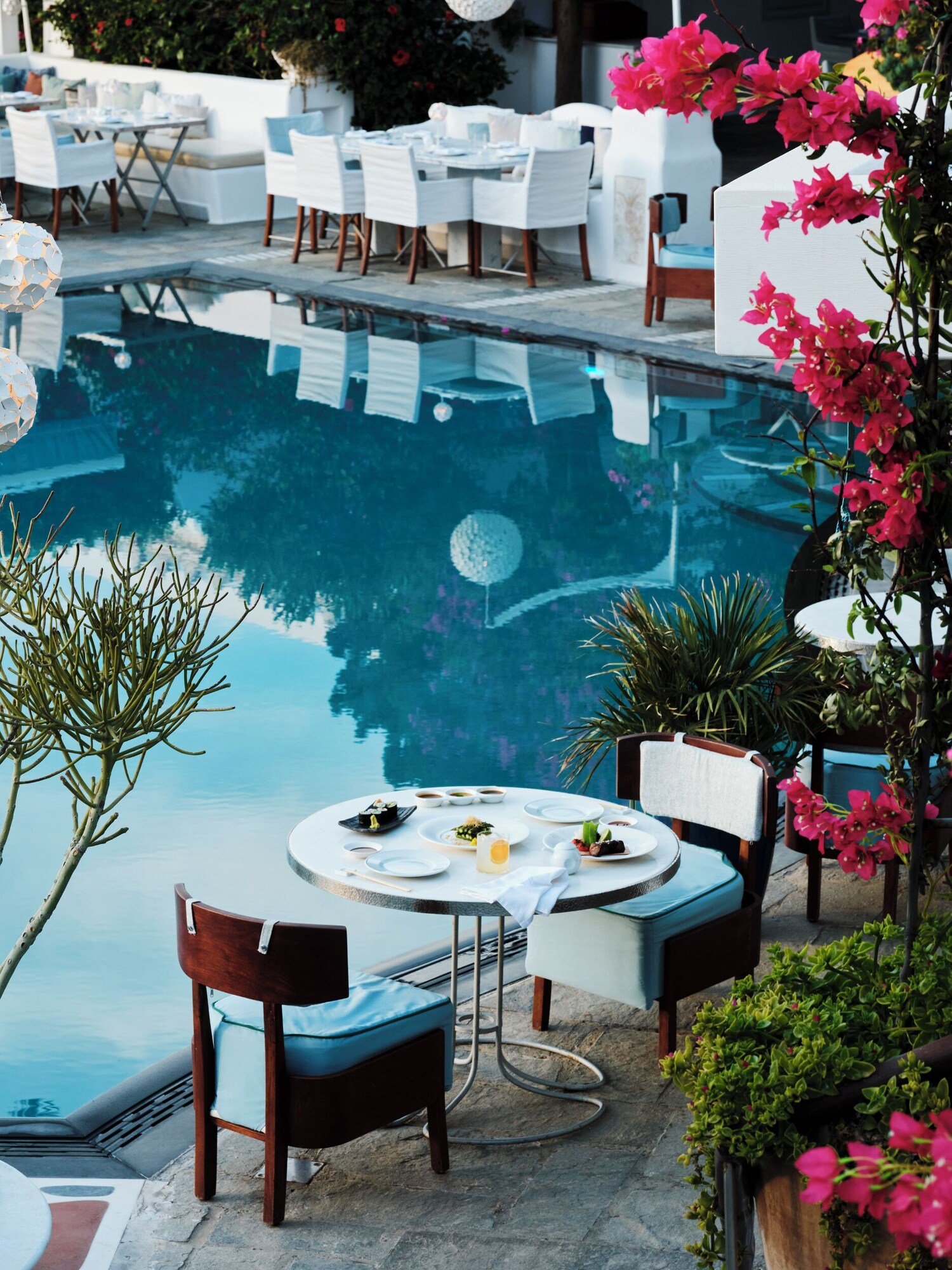 Belvedere Hotel Mykonos - The Leading Hotels of the World, at the table