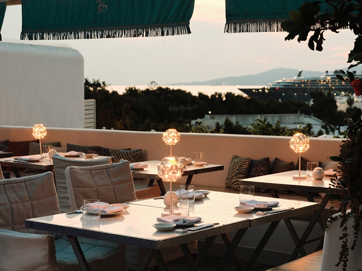 Belvedere Hotel Mykonos - The Leading Hotels of the World, at the table