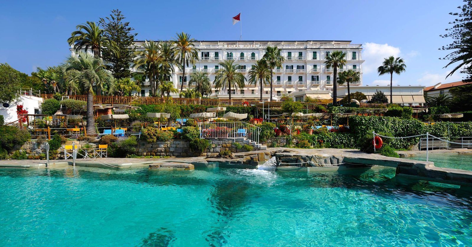 Royal Hotel Sanremo, the pool