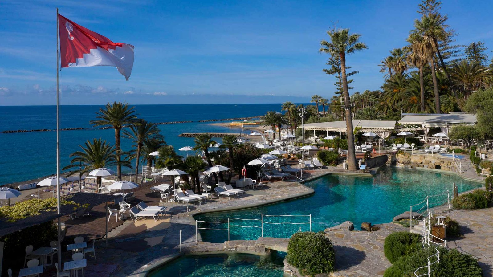 Royal Hotel Sanremo, the pool