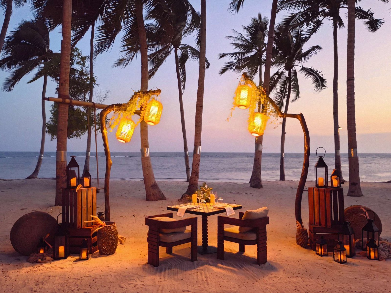 South Palms Resort and Spa Panglao, at the table