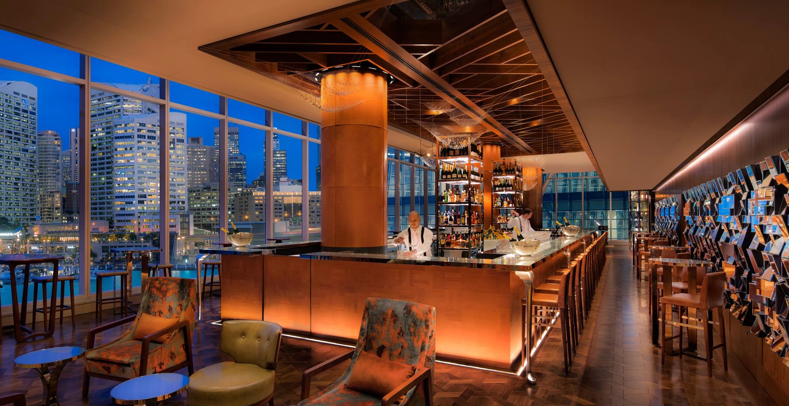 Sofitel Sydney Darling Harbour, at the table