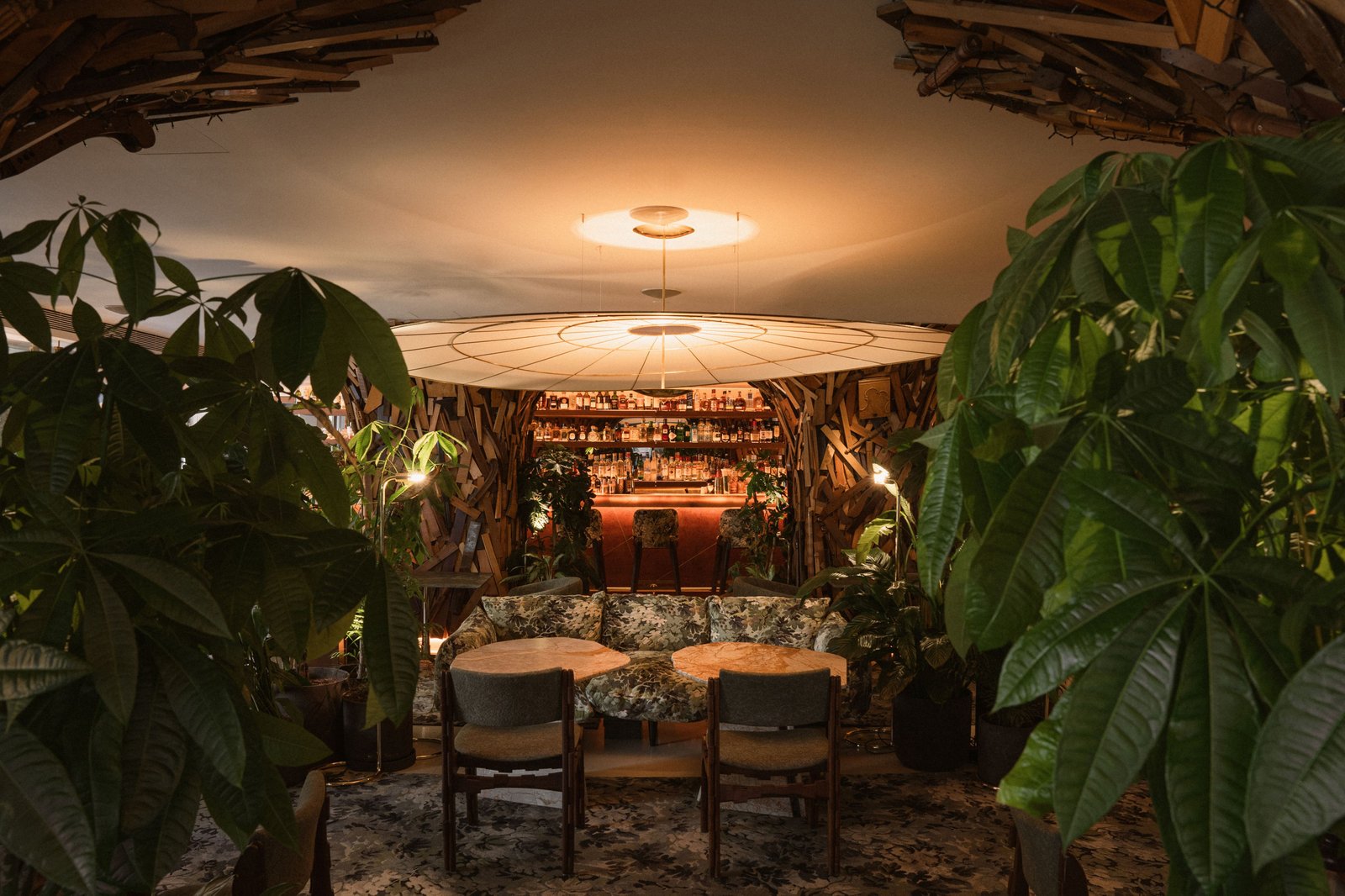 New Hotel, at the table