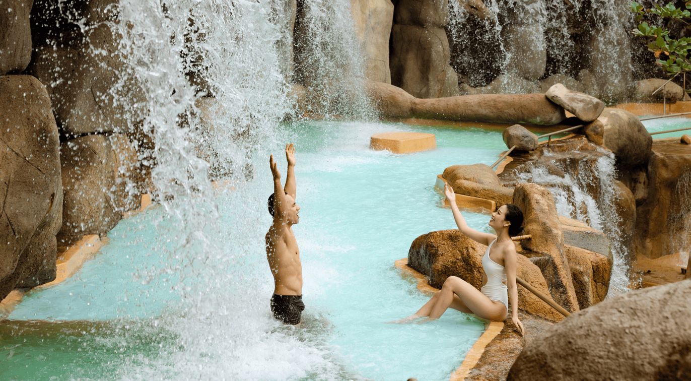 Hot mineral springs I-Resort Nha Trang, the pool