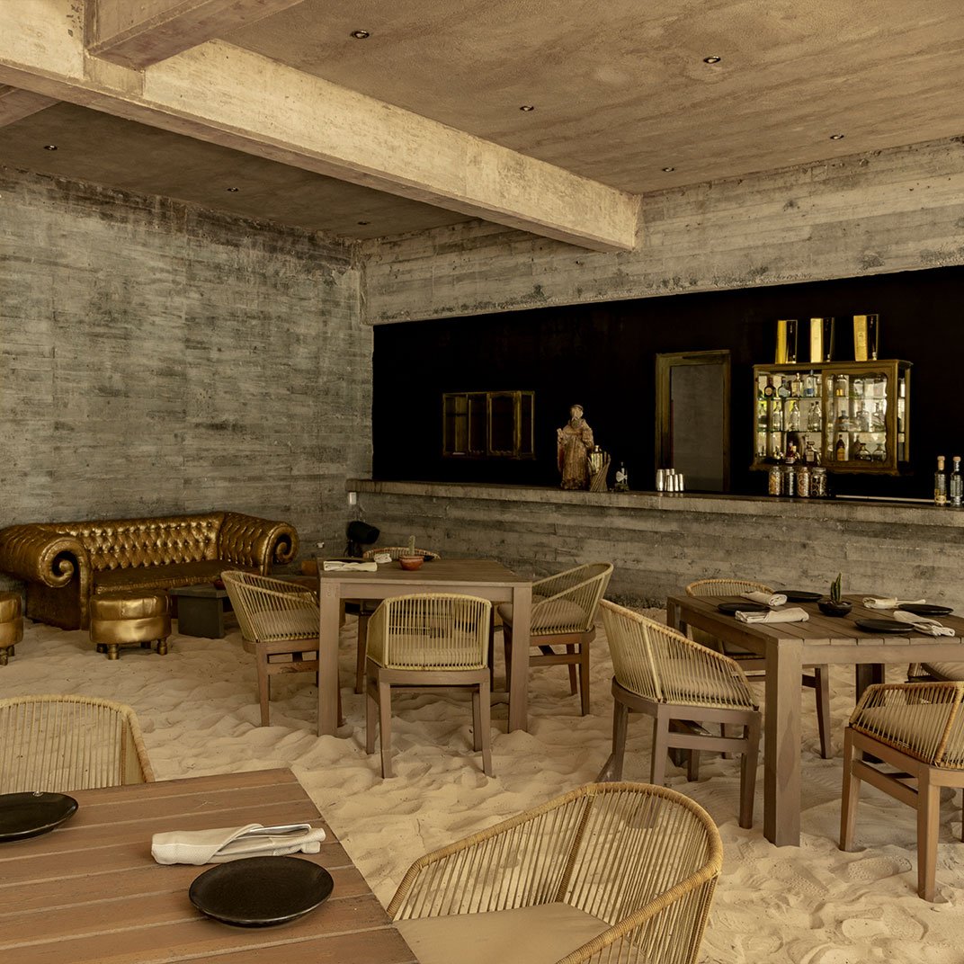 Casa Malca, at the table