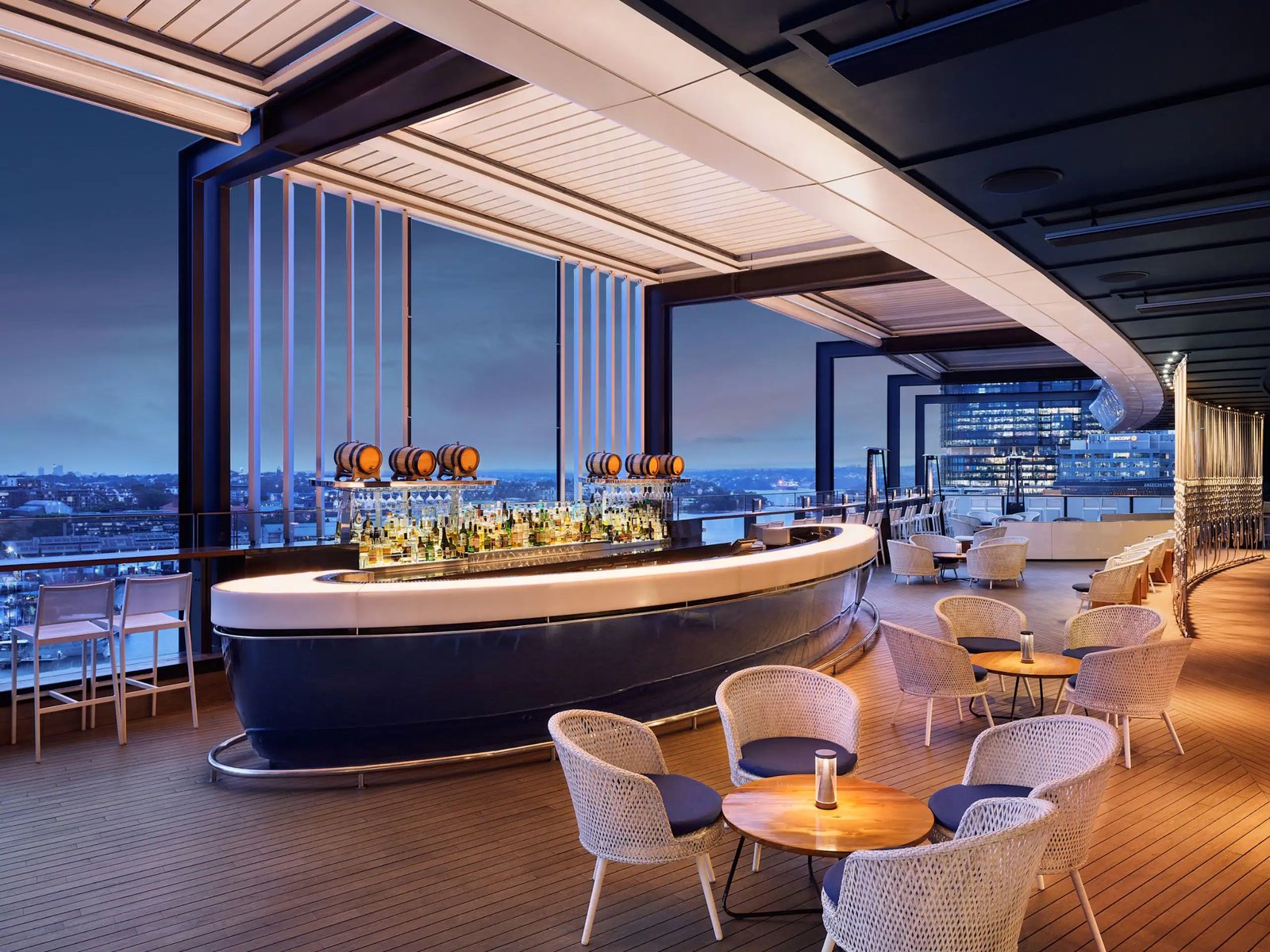 Hyatt Regency Sydney, at the table