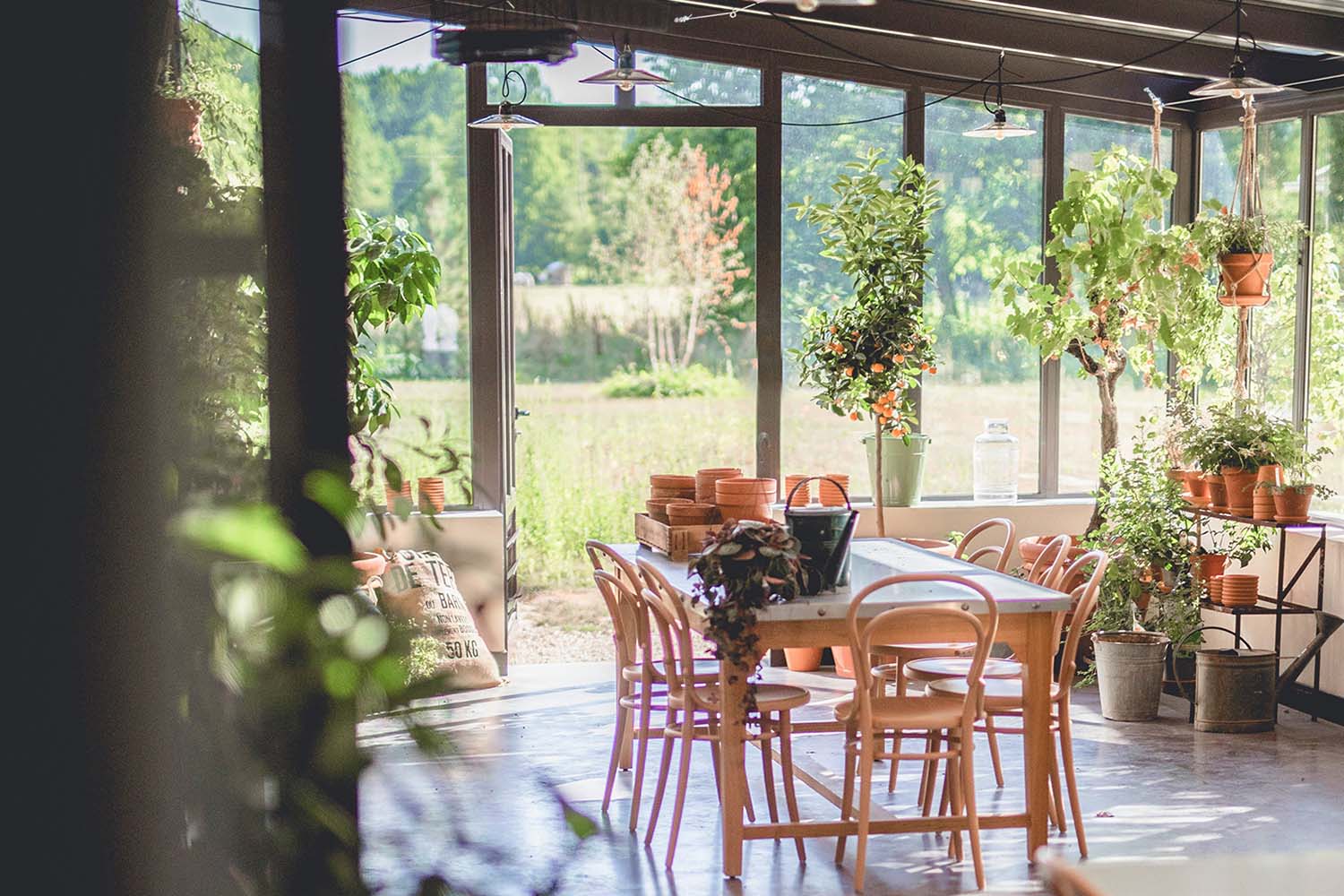 Le Barn, la serre