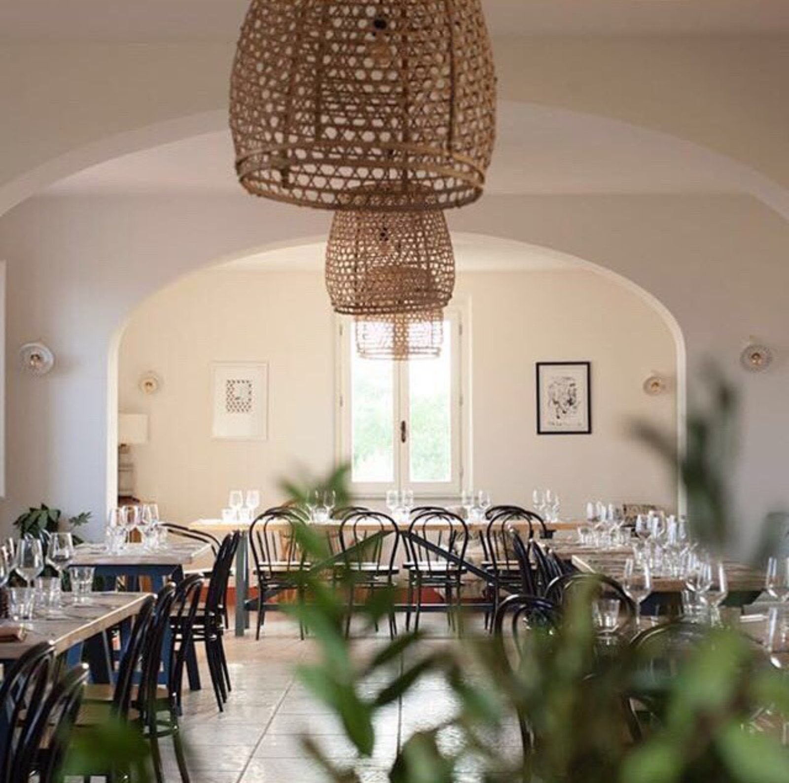 Villa Lena, at the table