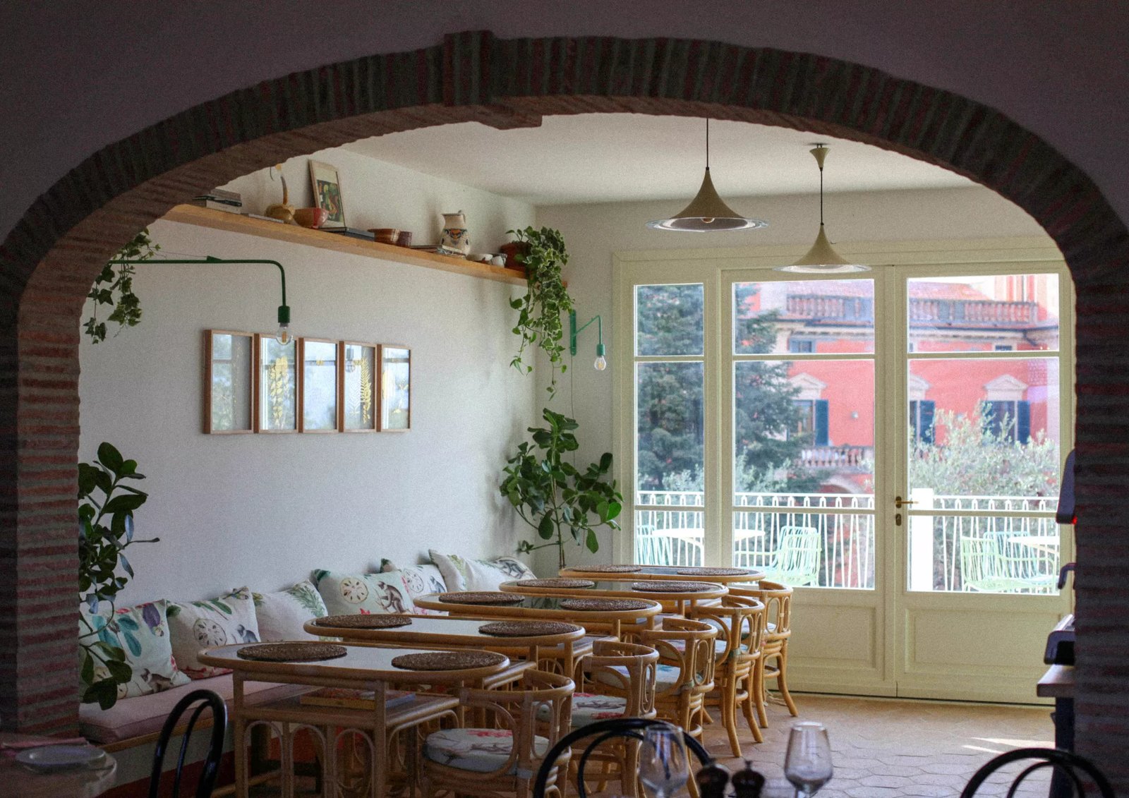 Villa Lena, at the table
