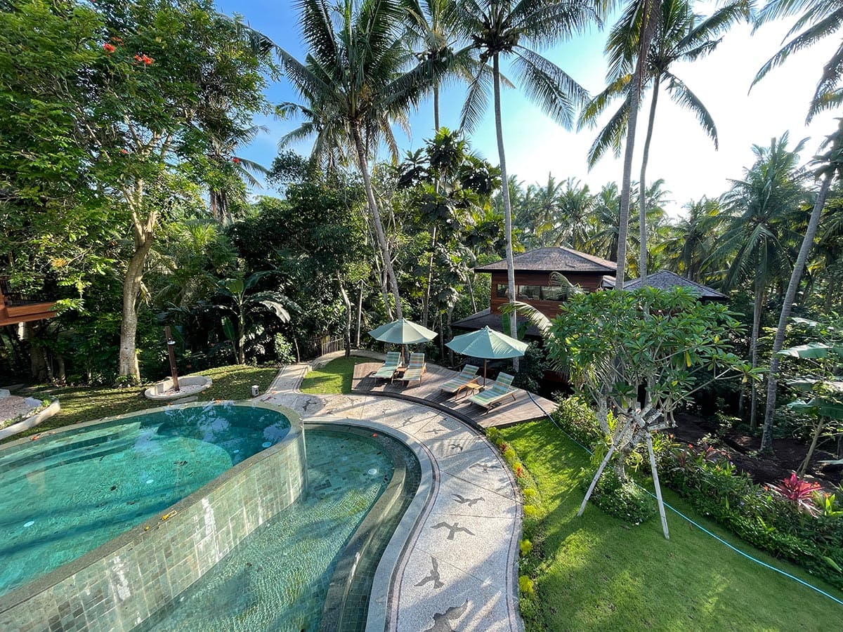 Birdhouses Bali, the pool