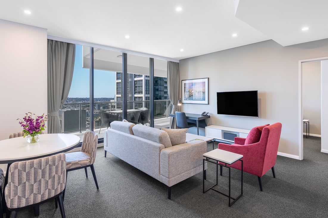 Meriton Suites Kent Street — rooms