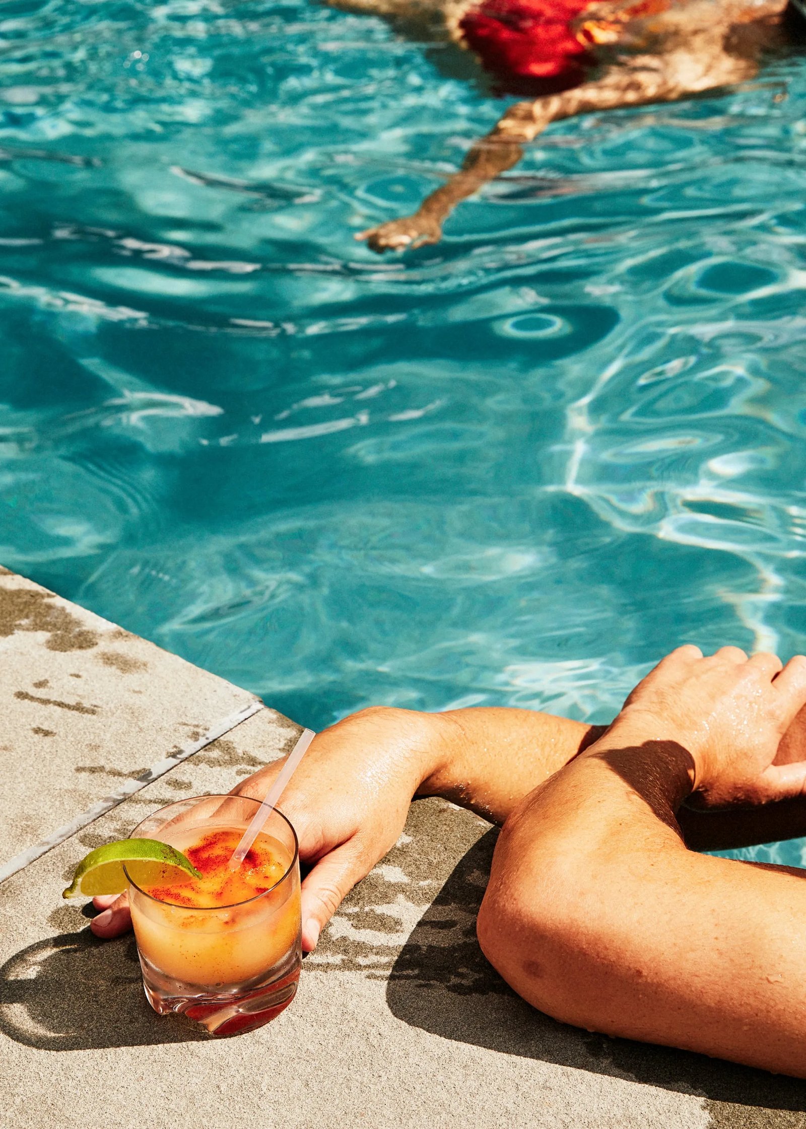 The Beachside Hotel, the pool