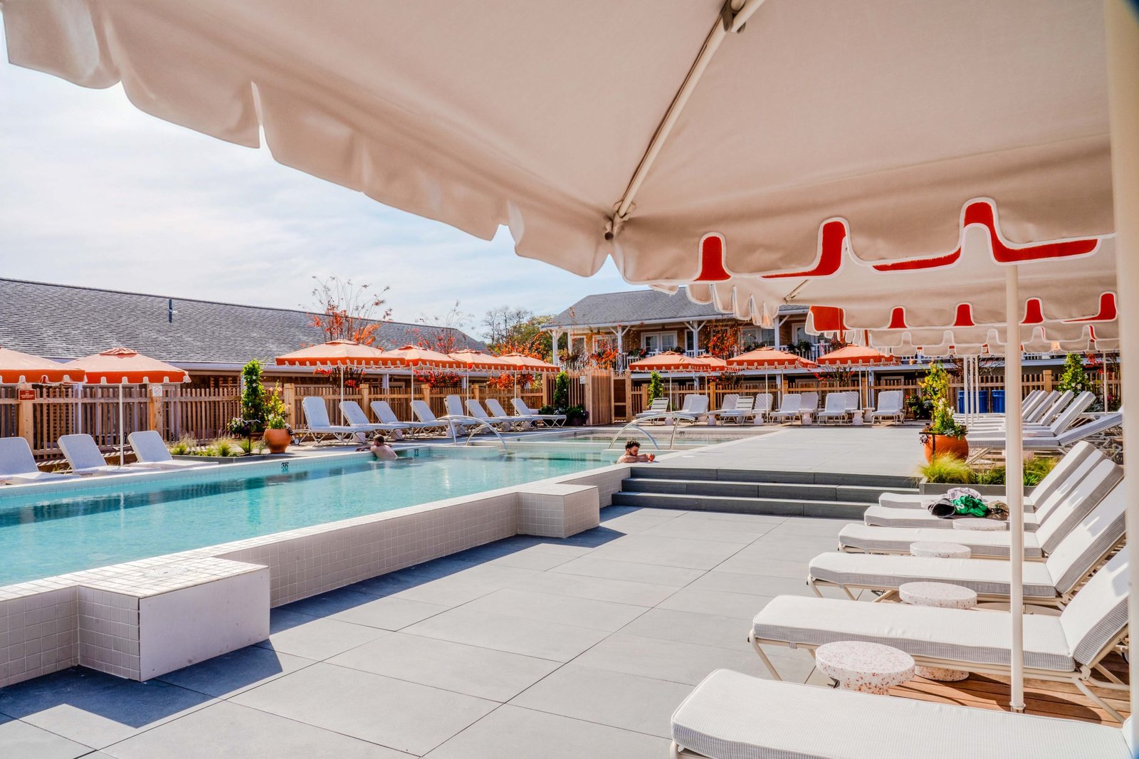 The Beachside Hotel, the pool