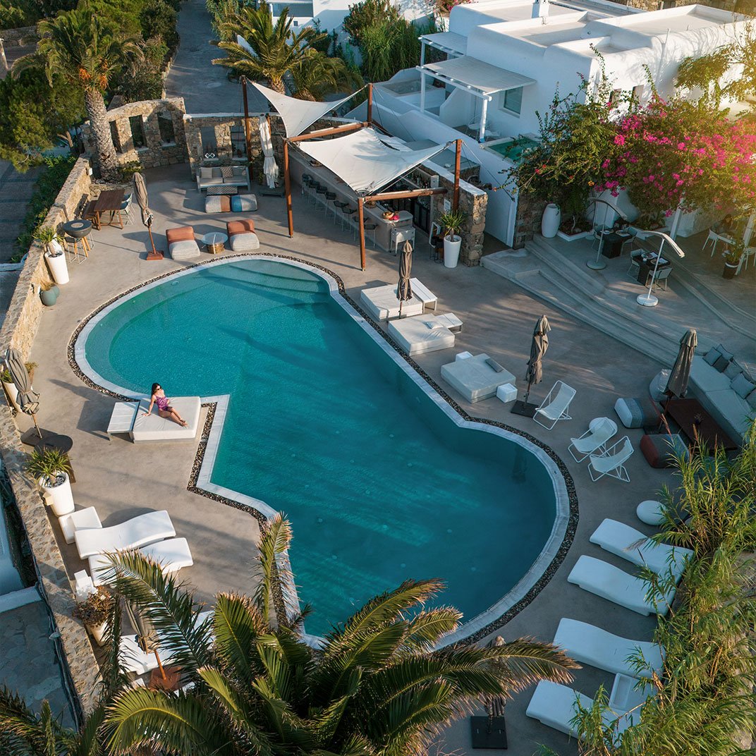 Ostraco Suites, the pool