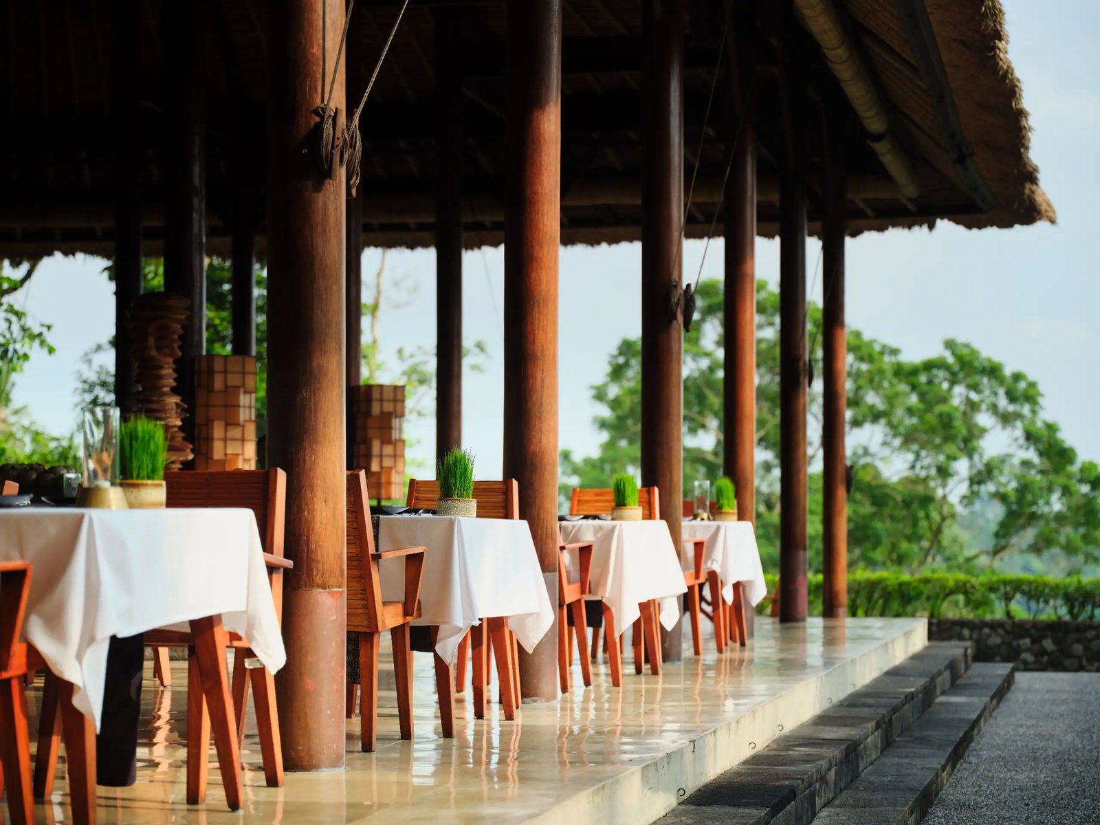 Alila Ubud, plantation restaurant