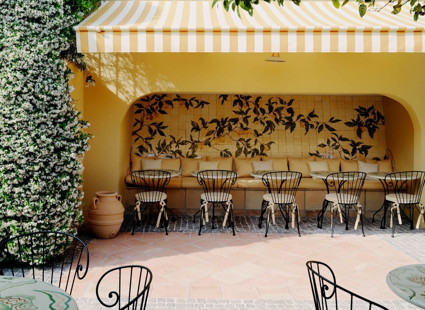 La Pérouse, le patio