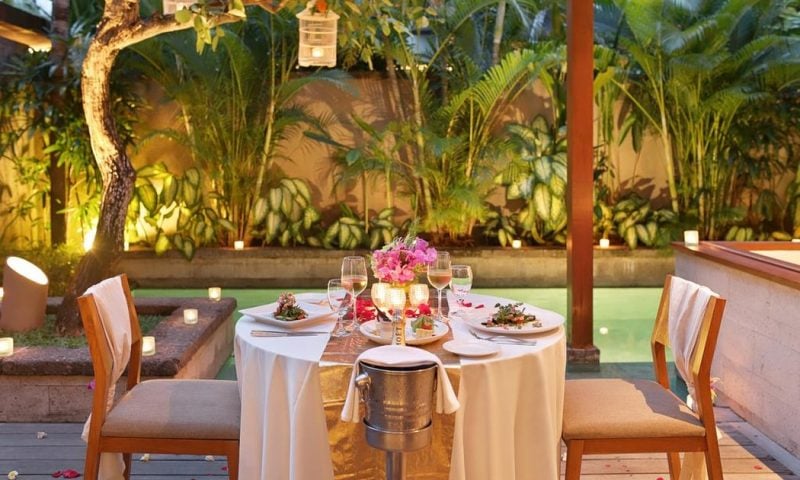 The Elysian Villas Resort, rush bamboo restaurant and bar
