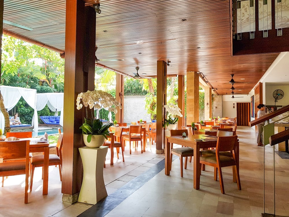The Elysian Villas Resort, rush bamboo restaurant and bar