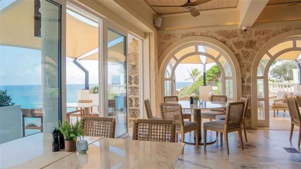 The Crane Resort, at the table