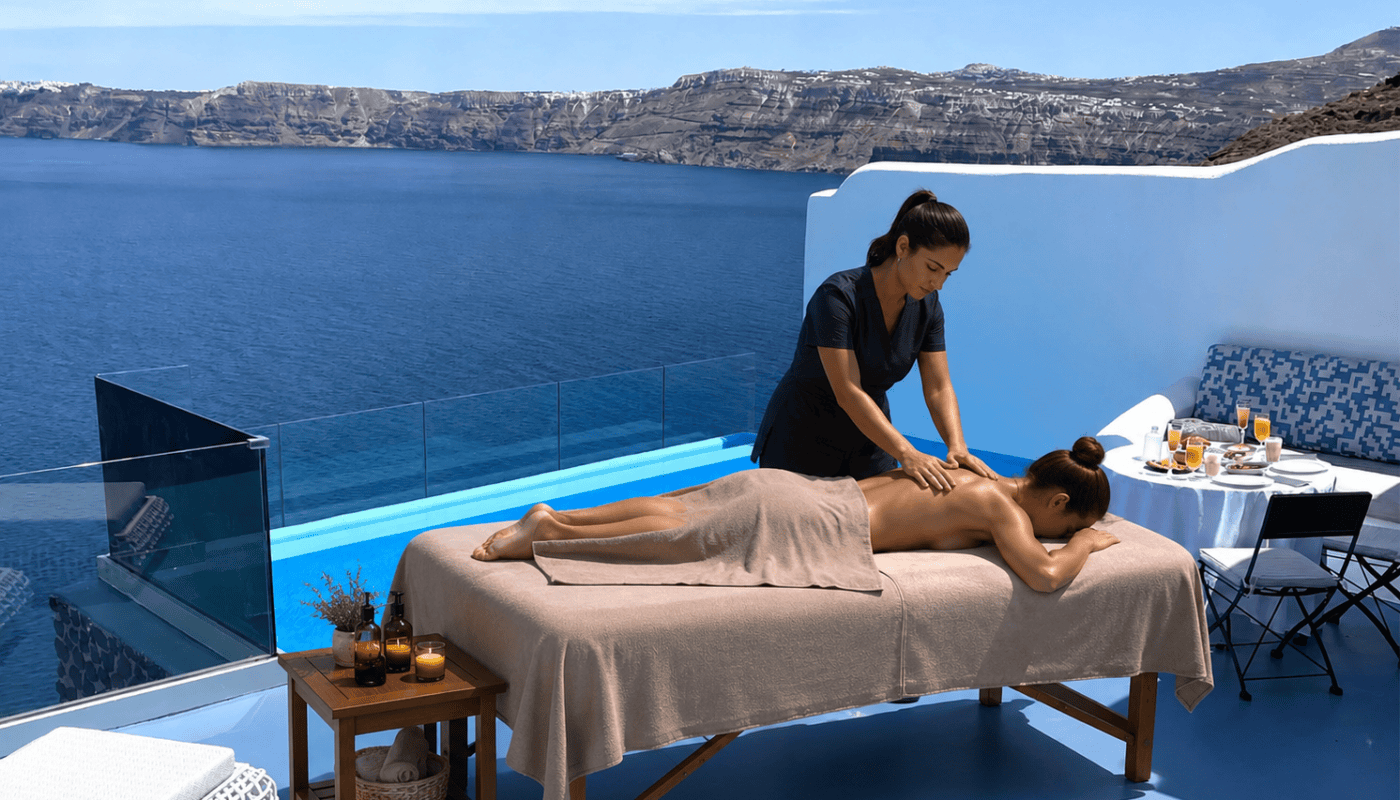 Astarte Suites, the spa