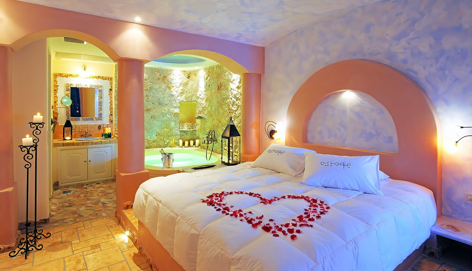 Astarte Suites, rooms
